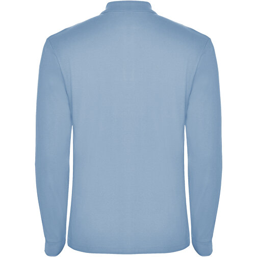 Estrella Langarm Poloshirt Für Herren , himmelblau, Piqué Strick 100% Baumwolle, 220 g/m2, 3XL, , Bild 3