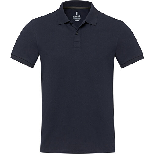 Emerald Aware™ Polo Unisex Aus Recyceltem Material , navy, Piqué Strick 50% Recyclingbaumwolle, 50% Recyceltes Polyester, 200 g/m2, 2XL, , Bild 3