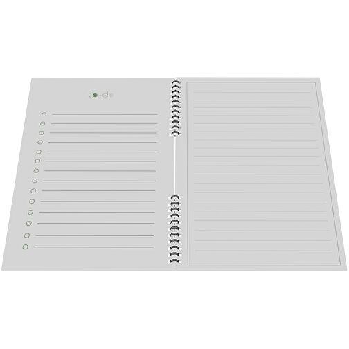 EcoNotebook NA4 Wiederverwendbares Notizbuch Mit PU-Ledercover , schwarz, Recyceltes Papier, PU beschichteter Karton, Metall, 33,00cm x 4,50cm x 25,00cm (Länge x Höhe x Breite), Bild 5