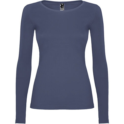 Extreme Langarmshirt Für Damen , blue denim, Single jersey Strick 100% Baumwolle, 160 g/m2, 2XL, , Bild 1