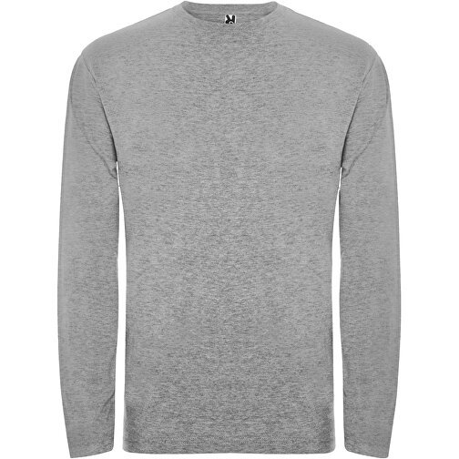 Extreme Langarmshirt Für Herren , marl grey, Single jersey Strick 85% Baumwolle, 15% Viskose, 160 g/m2, S, , Bild 1