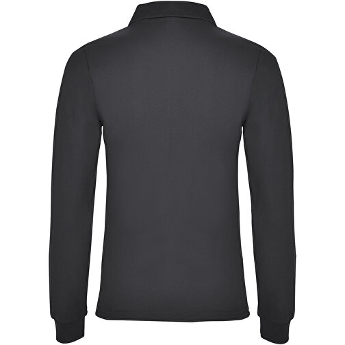 Estrella Langarm Poloshirt Für Damen , dark lead, Piqué Strick 100% Baumwolle, 220 g/m2, S, , Bild 3