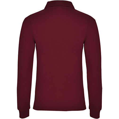 Estrella Langarm Poloshirt Für Damen , garnet, Piqué Strick 100% Baumwolle, 220 g/m2, L, , Bild 3