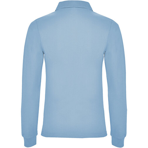 Estrella Langarm Poloshirt Für Damen , himmelblau, Piqué Strick 100% Baumwolle, 220 g/m2, L, , Bild 3