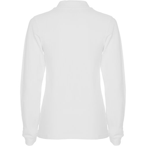 Estrella Langarm Poloshirt Für Damen , weiß, Piqué Strick 100% Baumwolle, 220 g/m2, XL, , Bild 3