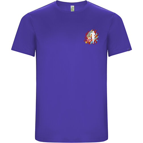 Imola Sport T-Shirt Für Herren , mauve, Interlock Strick 47% Recyceltes Polyester, 53% Polyester, 135 g/m2, M, , Bild 2