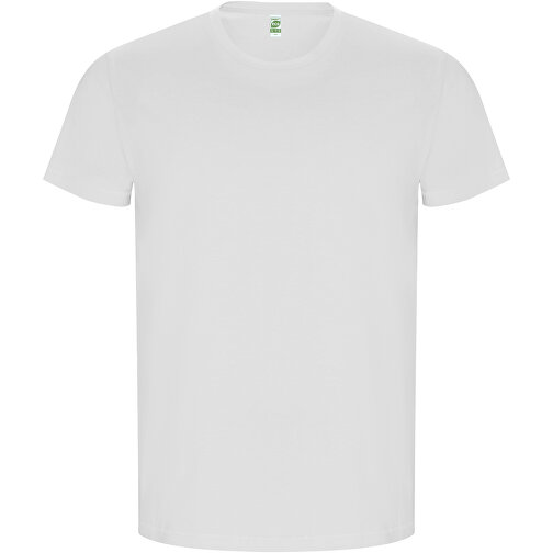 Golden T-Shirt Für Herren , weiss, Single jersey Strick 100% Bio Baumwolle, 160 g/m2, M, , Bild 1