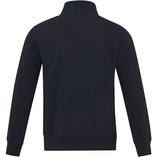 Maglione unisex in tessuto riciclato a cerniera intera Galena, Immagine 4