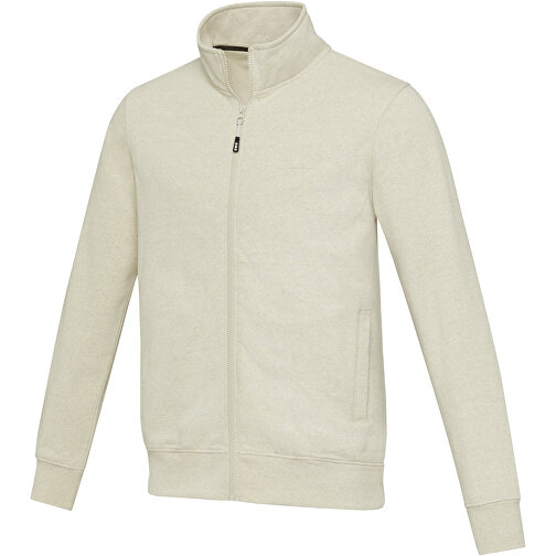 Galena Sweatjacke Aus Recyceltem Material Unisex , oatmeal, Strick 50% Recyclingbaumwolle, 50% Recyceltes Polyester, 320 g/m2, 3XL, , Bild 1