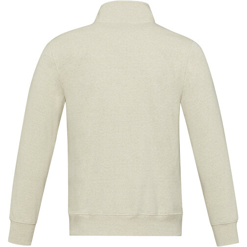 Sudadera con cremallera completa de material reciclado unisex 'Galena', Imagen 4