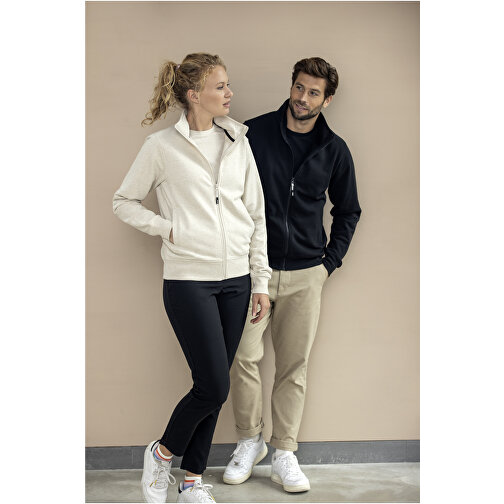 Galena Aware™ Sweatjacke Aus Recyceltem Material Unisex , oatmeal, Strick 50% Recyclingbaumwolle, 50% Recyceltes Polyester, 320 g/m2, 2XL, , Bild 5