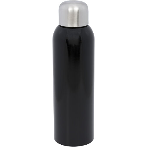 Guzzle 820 Ml RCS-zertifizierte Sportflasche Aus Edelstahl , schwarz, Recycled stainless steel, Recycelter PP Kunststoff, 7,20cm x 24,60cm x 7,20cm (Länge x Höhe x Breite), Bild 1