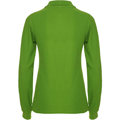 Estrella Langarm Poloshirt Für Damen , grass green, Piqué Strick 100% Baumwolle, 220 g/m2, 3XL, , Bild 3