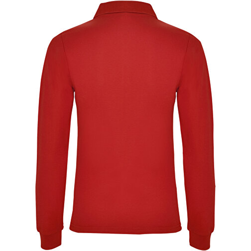 Estrella Langarm Poloshirt Für Damen , rot, Piqué Strick 100% Baumwolle, 220 g/m2, S, , Bild 3