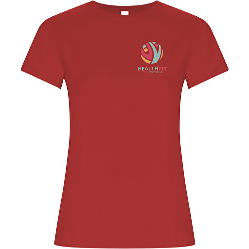 Golden T-Shirt Für Damen , rot, Single jersey Strick 100% Bio Baumwolle, 160 g/m2, 2XL, , Bild 2