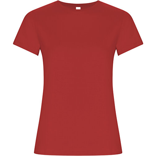 Golden T-Shirt Für Damen , rot, Single jersey Strick 100% Bio Baumwolle, 160 g/m2, S, , Bild 1