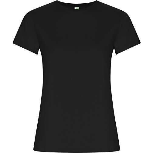 Golden T-Shirt Für Damen , schwarz, Single jersey Strick 100% Bio Baumwolle, 160 g/m2, S, , Bild 1
