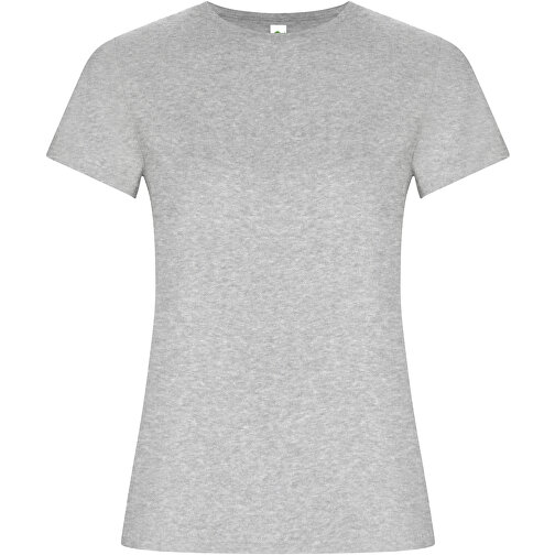 Golden T-Shirt Für Damen , marl grey, Single jersey Strick 85% Bio Baumwolle, 15% Viskose, 160 g/m2, M, , Bild 1