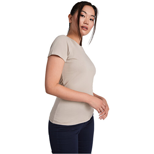 Golden T-Shirt Für Damen , marl grey, Single jersey Strick 85% Bio Baumwolle, 15% Viskose, 160 g/m2, M, , Bild 5