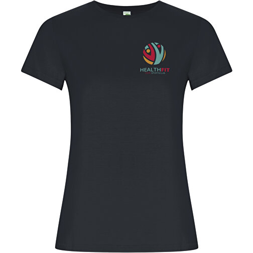 Golden T-Shirt Für Damen , ebony, Single jersey Strick 100% Bio Baumwolle, 160 g/m2, 2XL, , Bild 2