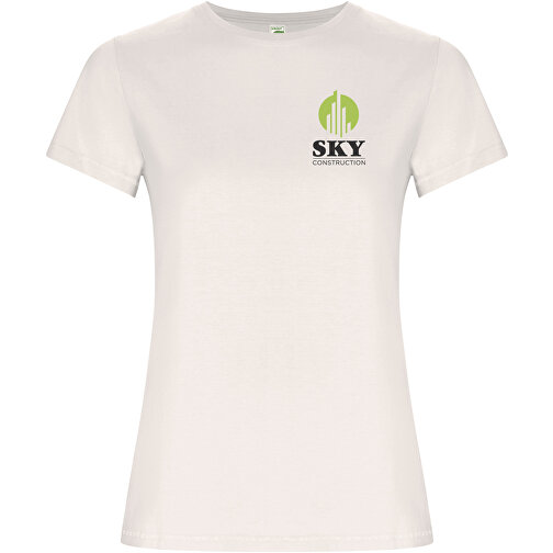 Golden T-Shirt Für Damen , vintage white, Single jersey Strick 100% Bio Baumwolle, 160 g/m2, XL, , Bild 2