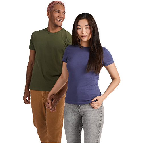 Jamaika T-Shirt Für Damen , dunkelgrün, Single jersey Strick 100% Baumwolle, 155 g/m2, 3XL, , Bild 5