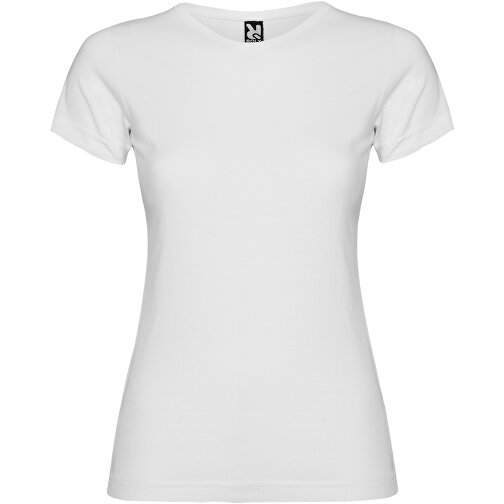 Jamaika T-Shirt Für Damen , weiss, Single jersey Strick 100% Baumwolle, 155 g/m2, L, , Bild 1