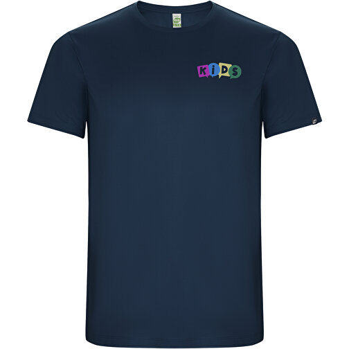 Imola Sport T-Shirt Für Kinder , navy blue, Interlock Strick 47% Recyceltes Polyester, 53% Polyester, 135 g/m2, 8, , Bild 2