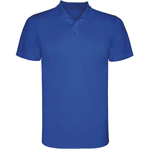 Monzha Sport Poloshirt Für Herren , royal, Piqué Strick 100% Polyester, 150 g/m2, 3XL, , Bild 1