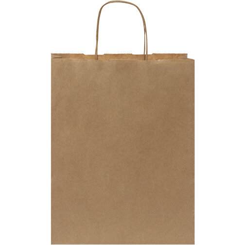 Kraftpapirpose med twistede håndtag 80 g/m2 – medium, Billede 2