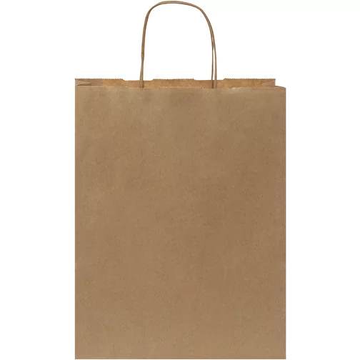 Sac en papier Kraft 80 g/m² avec poignées torsadées, taille moyenne, Image 3