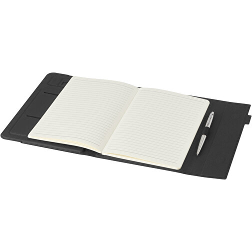 Liberto Schreibmappe , schwarz, FSC certified paper, 23,00cm x 2,50cm x 17,50cm (Länge x Höhe x Breite), Bild 7