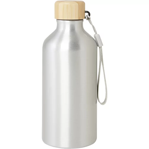 Bouteille d eau Malpeza de 500 ml en aluminium recyclé certifié RCS avec mousqueton, Image 3
