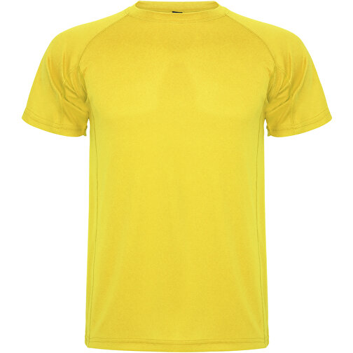 Montecarlo Sport T-Shirt Für Herren , gelb, Piqué Strick 100% Polyester, 150 g/m2, M, , Bild 1