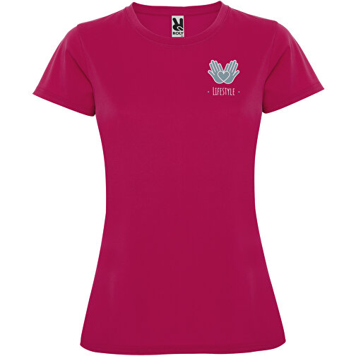 Montecarlo Sport T-Shirt Für Damen , rossette, Piqué Strick 100% Polyester, 150 g/m2, XL, , Bild 2