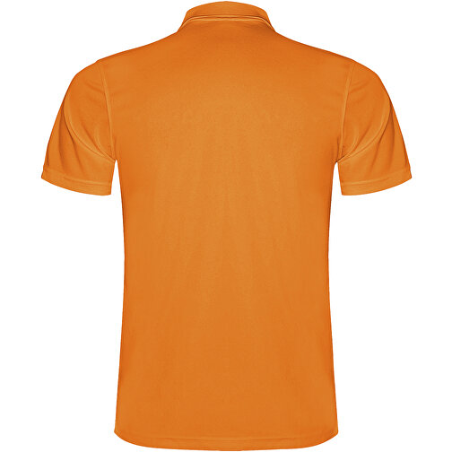 Monzha Sport Poloshirt Für Herren , fluor orange, Piqué Strick 100% Polyester, 150 g/m2, M, , Bild 3