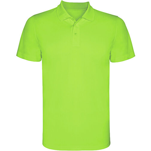 Monzha Sport Poloshirt Für Herren , lime / green lime, Piqué Strick 100% Polyester, 150 g/m2, 3XL, , Bild 1