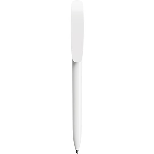 BIC® Super Clip Ecolutions® Kugelschreiber Digital , BiC, weiß, Kunststoff, 14,40cm x 1,20cm (Länge x Breite), Bild 1