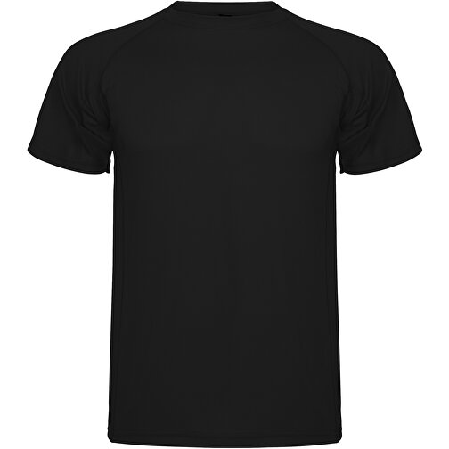 Montecarlo Sport T-Shirt Für Kinder , schwarz, Piqué Strick 100% Polyester, 150 g/m2, 8, , Bild 1