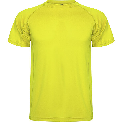 Montecarlo Sport T-Shirt Für Kinder , fluor yellow, Piqué Strick 100% Polyester, 150 g/m2, 4, , Bild 1