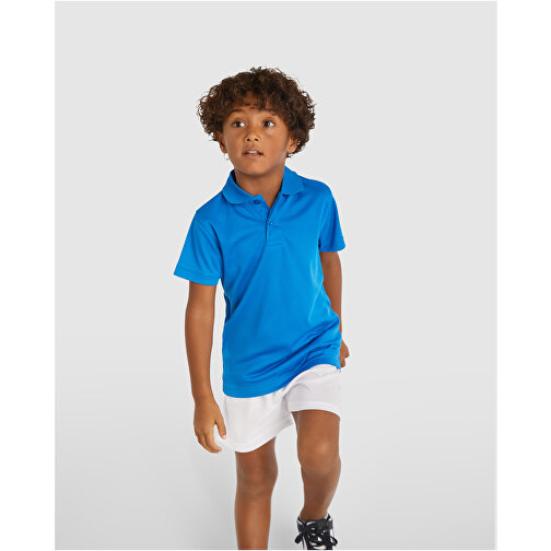 Monzha Sport Poloshirt Für Kinder , schwarz, Piqué Strick 100% Polyester, 150 g/m2, 12, , Bild 4