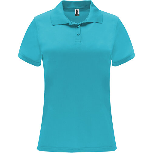 Monzha Sport Poloshirt Für Damen , türkis, Piqué Strick 100% Polyester, 150 g/m2, XL, , Bild 1
