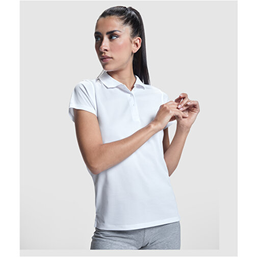 Monzha Sport Poloshirt Für Damen , royal, Piqué Strick 100% Polyester, 150 g/m2, XL, , Bild 4