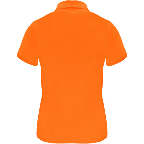 Monzha Sport Poloshirt Für Damen , fluor orange, Piqué Strick 100% Polyester, 150 g/m2, L, , Bild 3