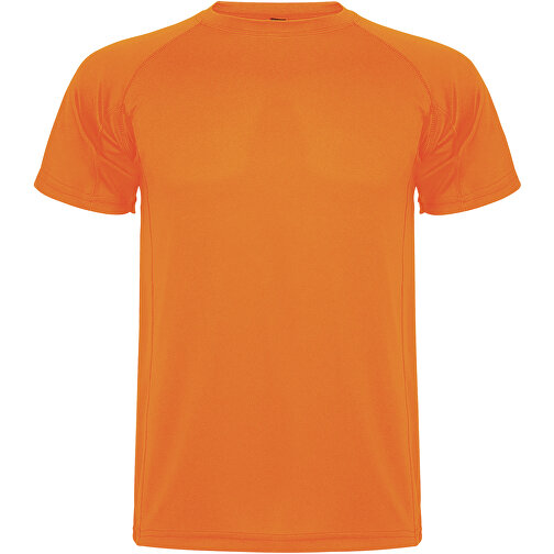 Montecarlo Sport T-Shirt Für Herren , fluor orange, Piqué Strick 100% Polyester, 150 g/m2, 3XL, , Bild 1