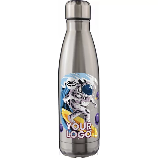Gourde isotherme en acier inoxydable recyclé de 500 ml Clifford, Image 2