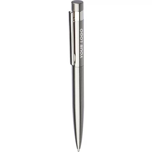 Stylo à bille twist Hannelore en acier inoxydable recyclé, Image 4