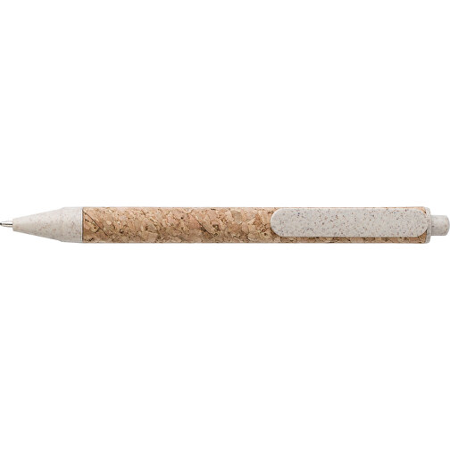 Carnet de notes Cork-Line en liège et lin et stylo à bille en paille de blé Kenzo, Image 2