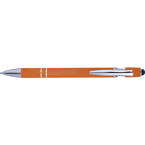 Kugelschreiber Mit Touchfunktion Primo , orange, Aluminium, Metall, Kautschuk, , Bild 1