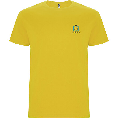 Stafford T-Shirt Für Kinder , gelb, Single jersey Strick 100% Baumwolle, 190 g/m2, 9/10, , Bild 2